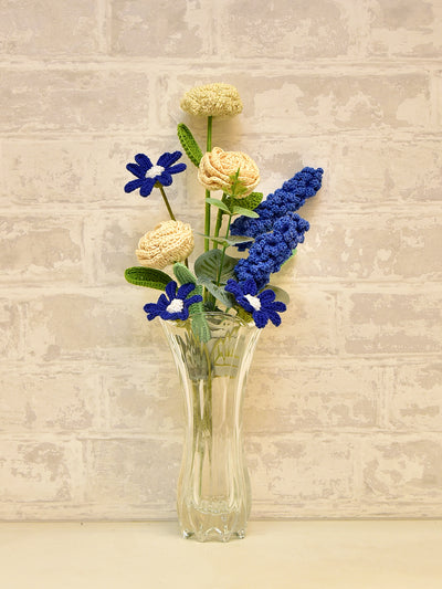 Springtime Delight: Crochet Daisy Hyacinth Bouquet to Brighten Your Space