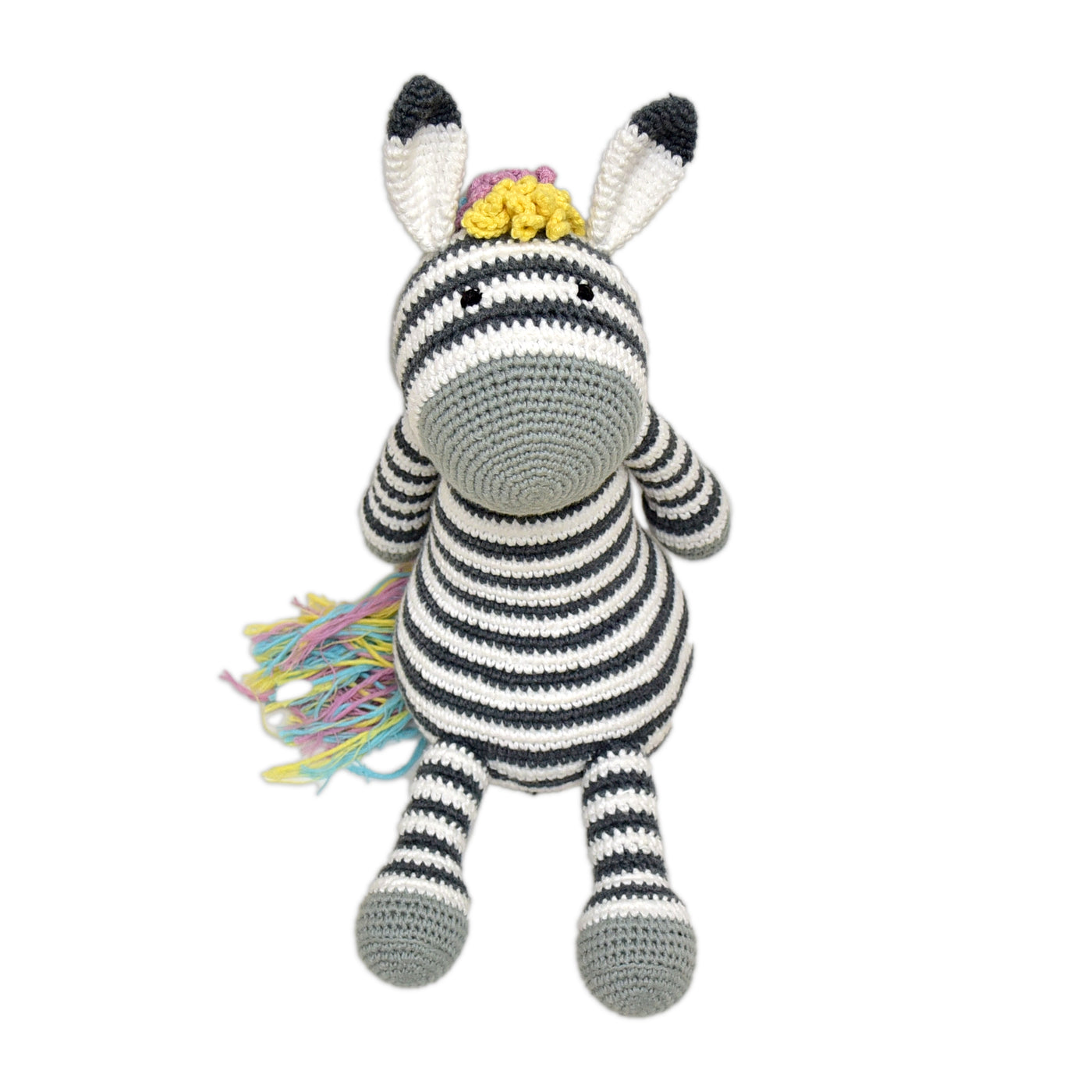 Amigurumi Soft Toy- Handmade Crochet - Zebra- Ziggy