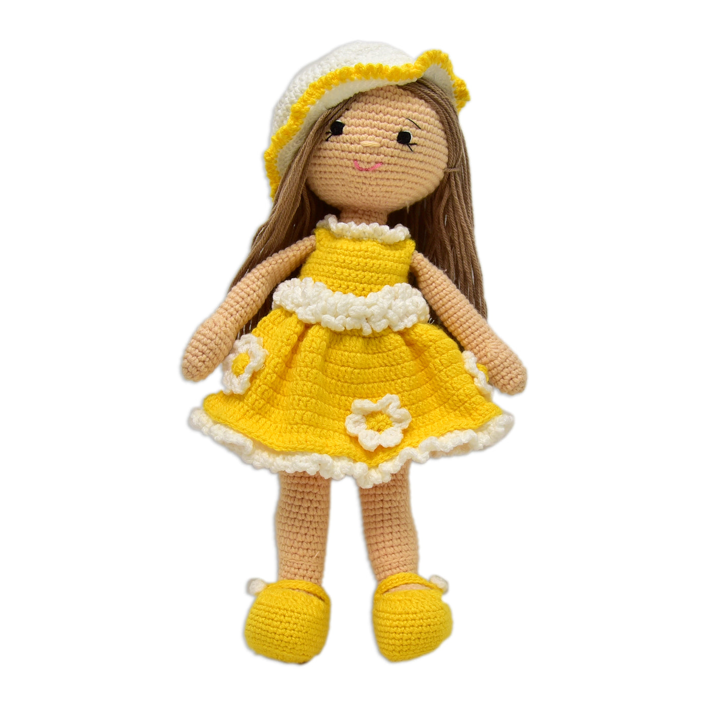 100 % Handmade Crochet Doll- Sunshine