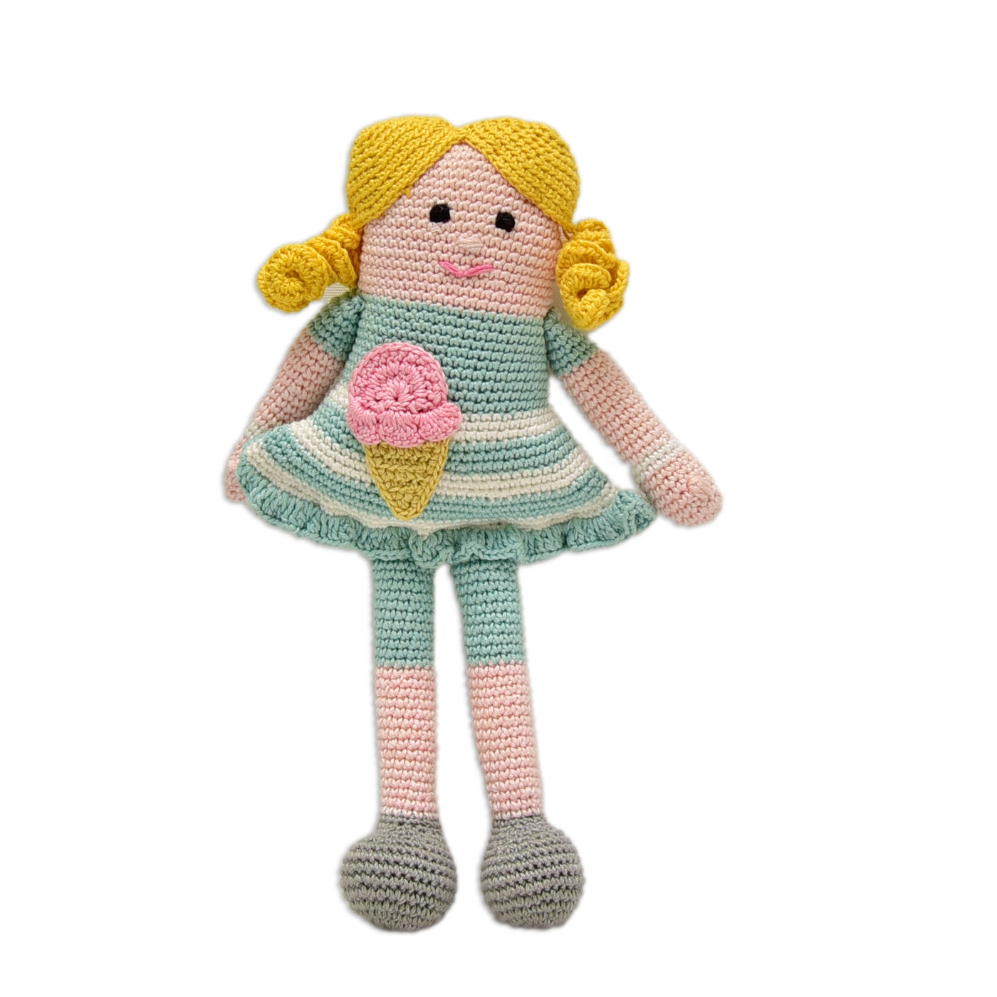 Handcrafted Amigurumi Soft Toys-Mellz Doll
