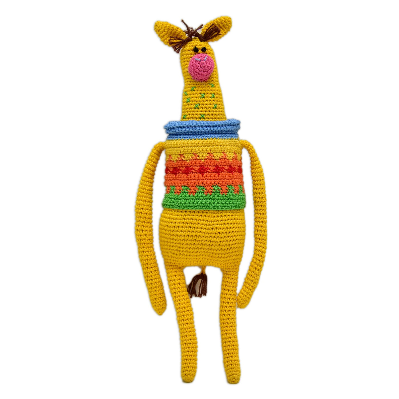 Amigurumi Soft Toy- Handmade Crochet- Slinky Giraffe