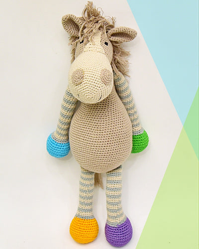 Amigurumi Soft Toy- Handmade Crochet - Horse- Tots