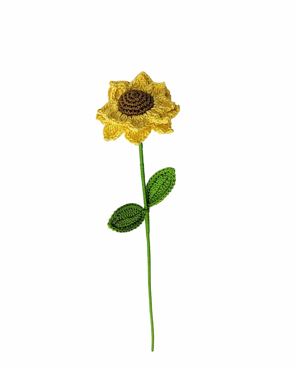 Sunflower Bliss: Handmade Crochet Flowers for Stylish Homes
