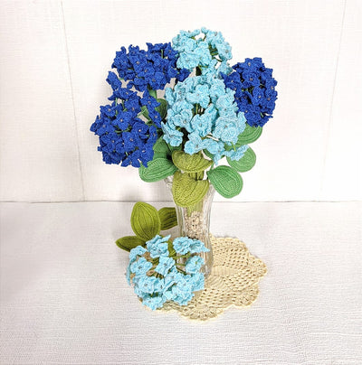 Exquisite Crochet Hydrangea Floweret: Showcasing Special Artistry