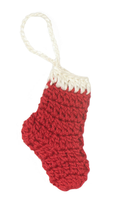 Handcrafted Crochet Christmas Tree Ornament- Stockings