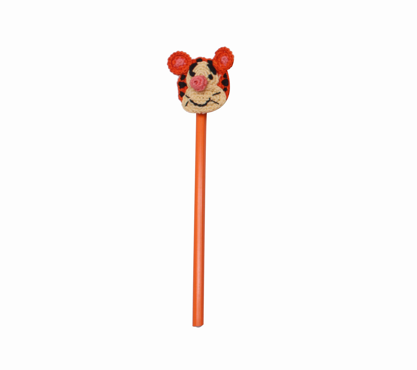 Adorable handcrafted Tiger Pencil Topper