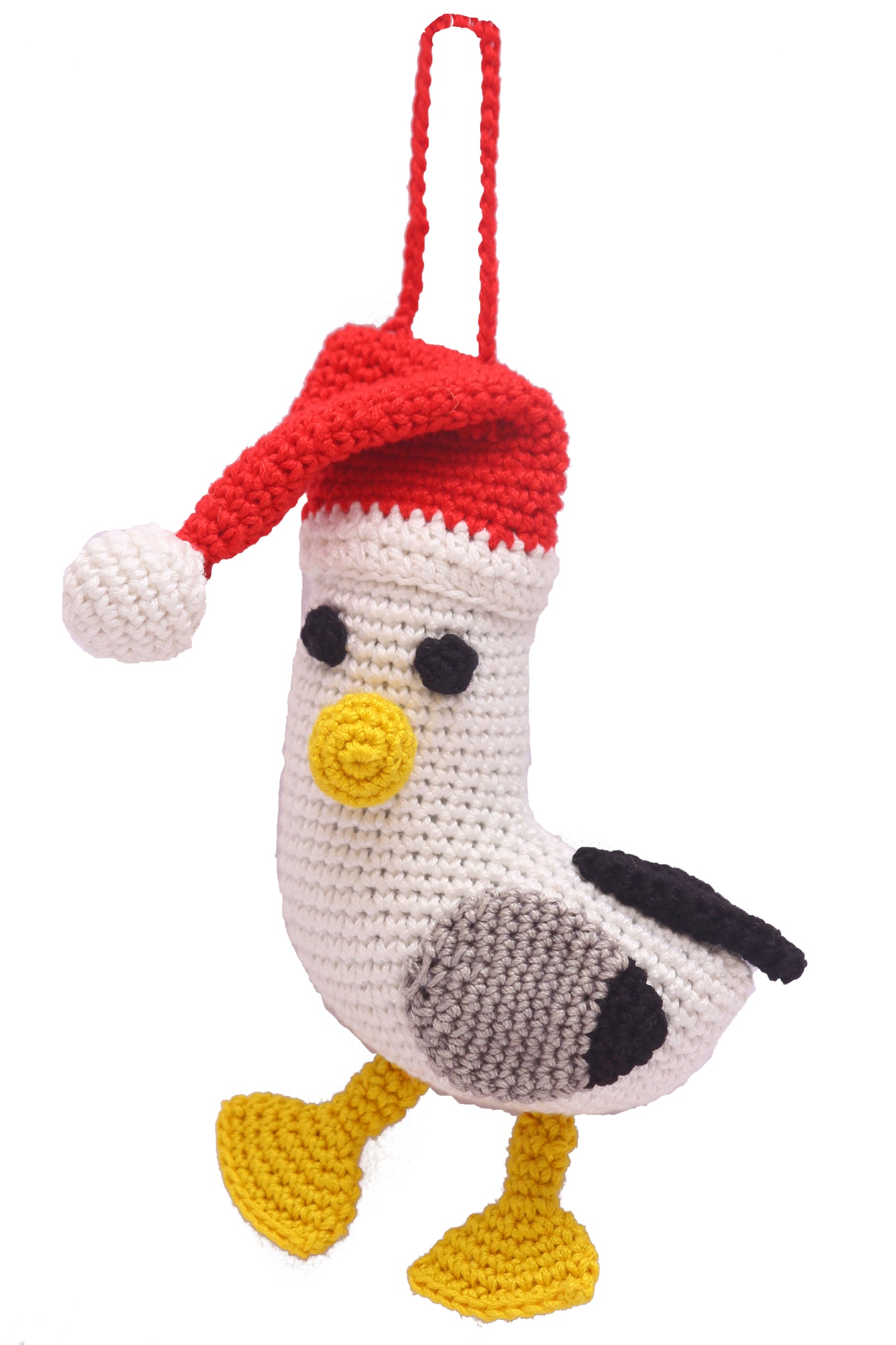 Handcrafted Amigurumi Christmas Tree Ornament-
Seagull