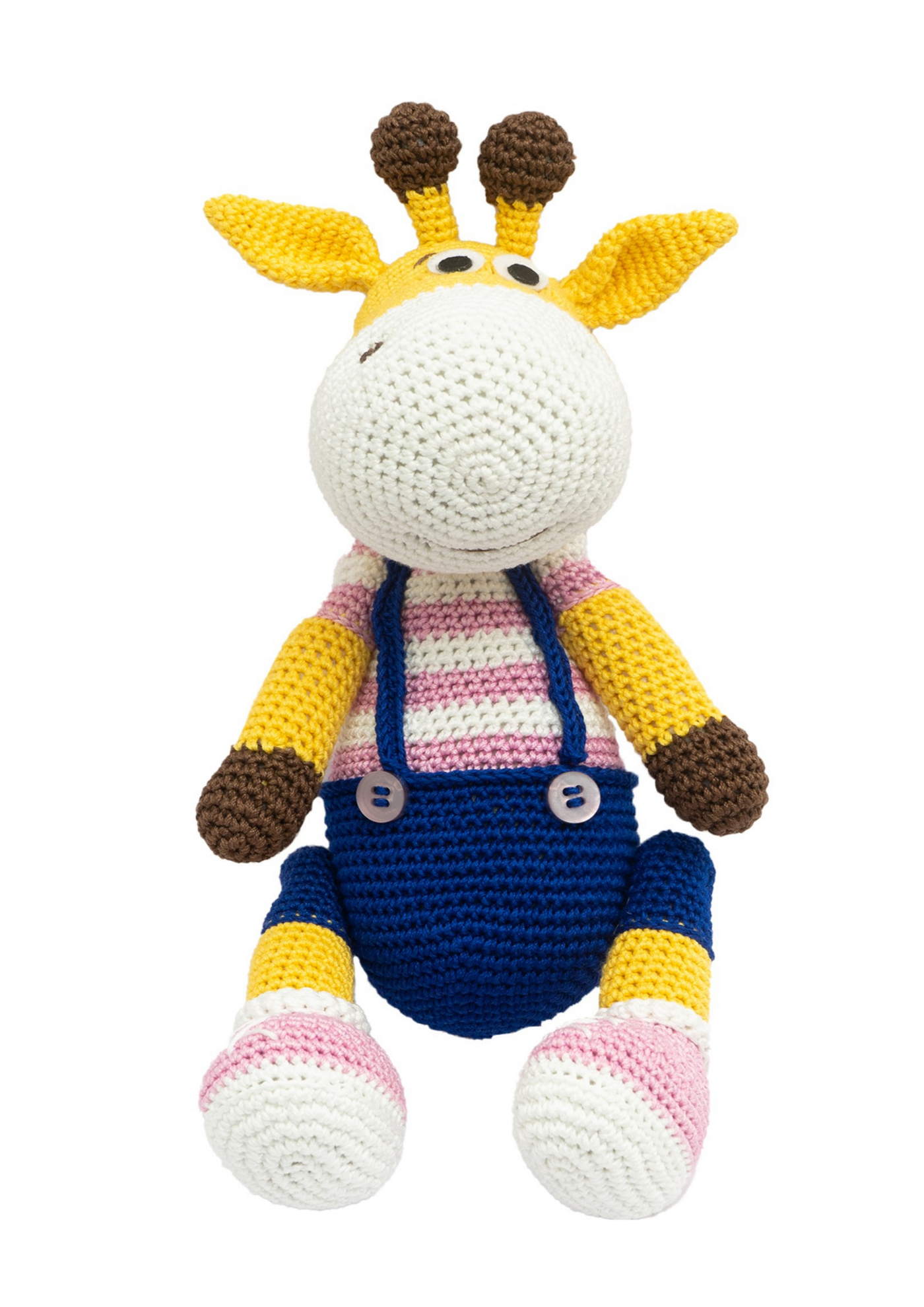 Amigurumi Soft Toy- Handmade Crochet- Naughty Giraffe
