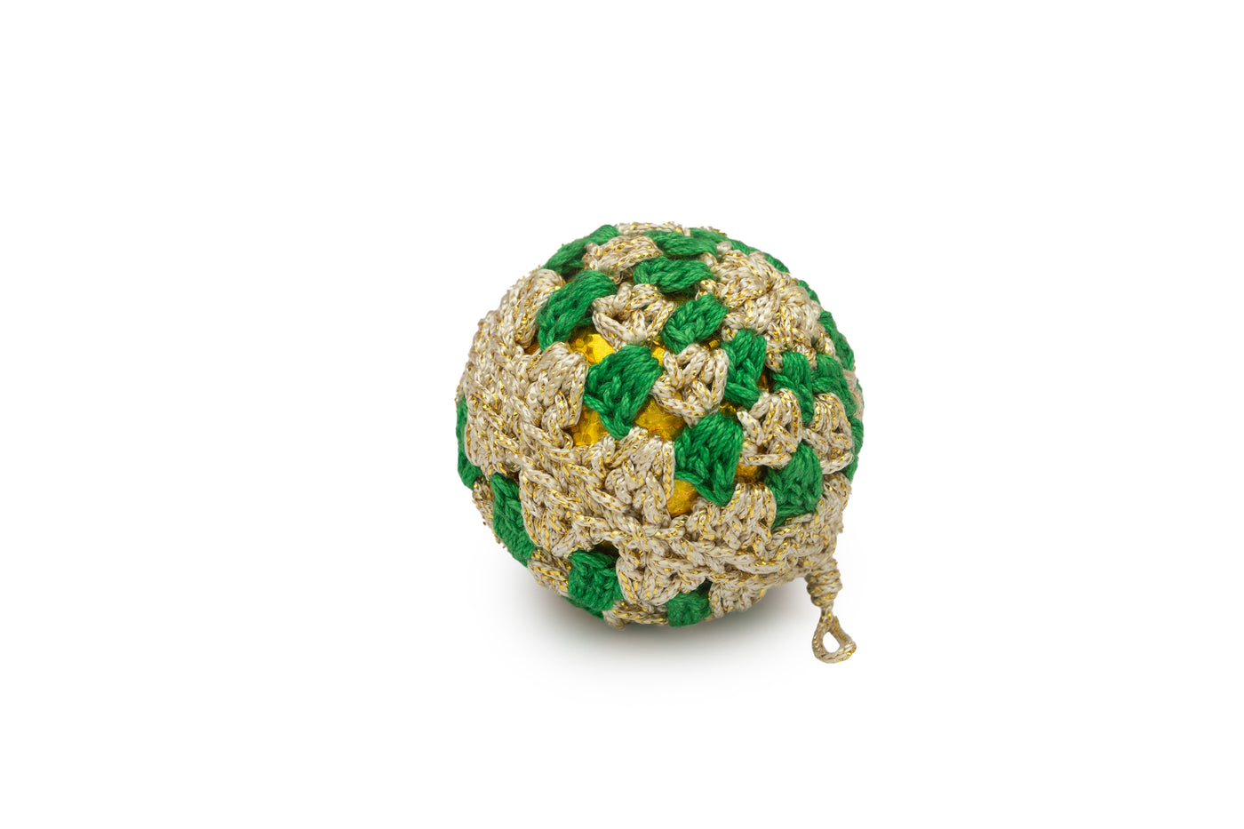 Handcrafted Crochet Christmas Tree Ornament- 3D Colourful Balls